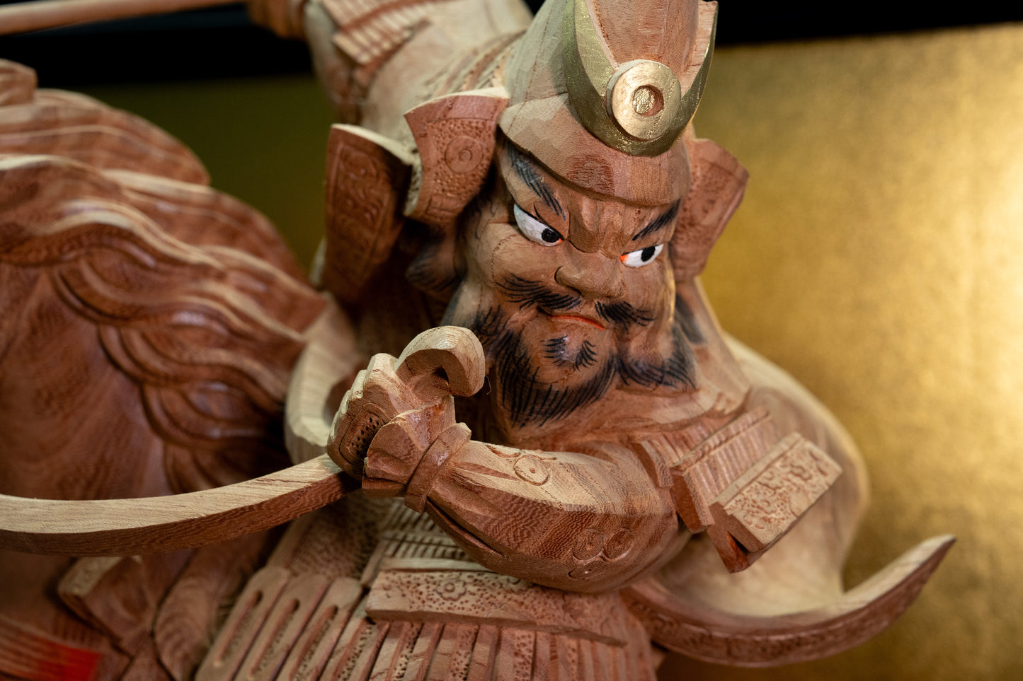 木彫 – 将軍 / Wood Carving – The Shogun