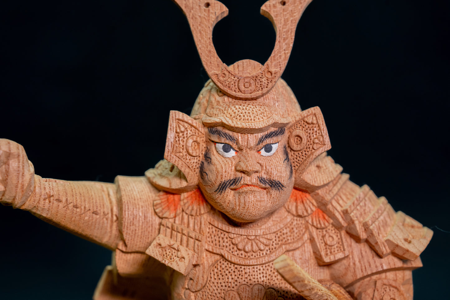 Wooden Warrior Statue – MUSHA/木彫 武者