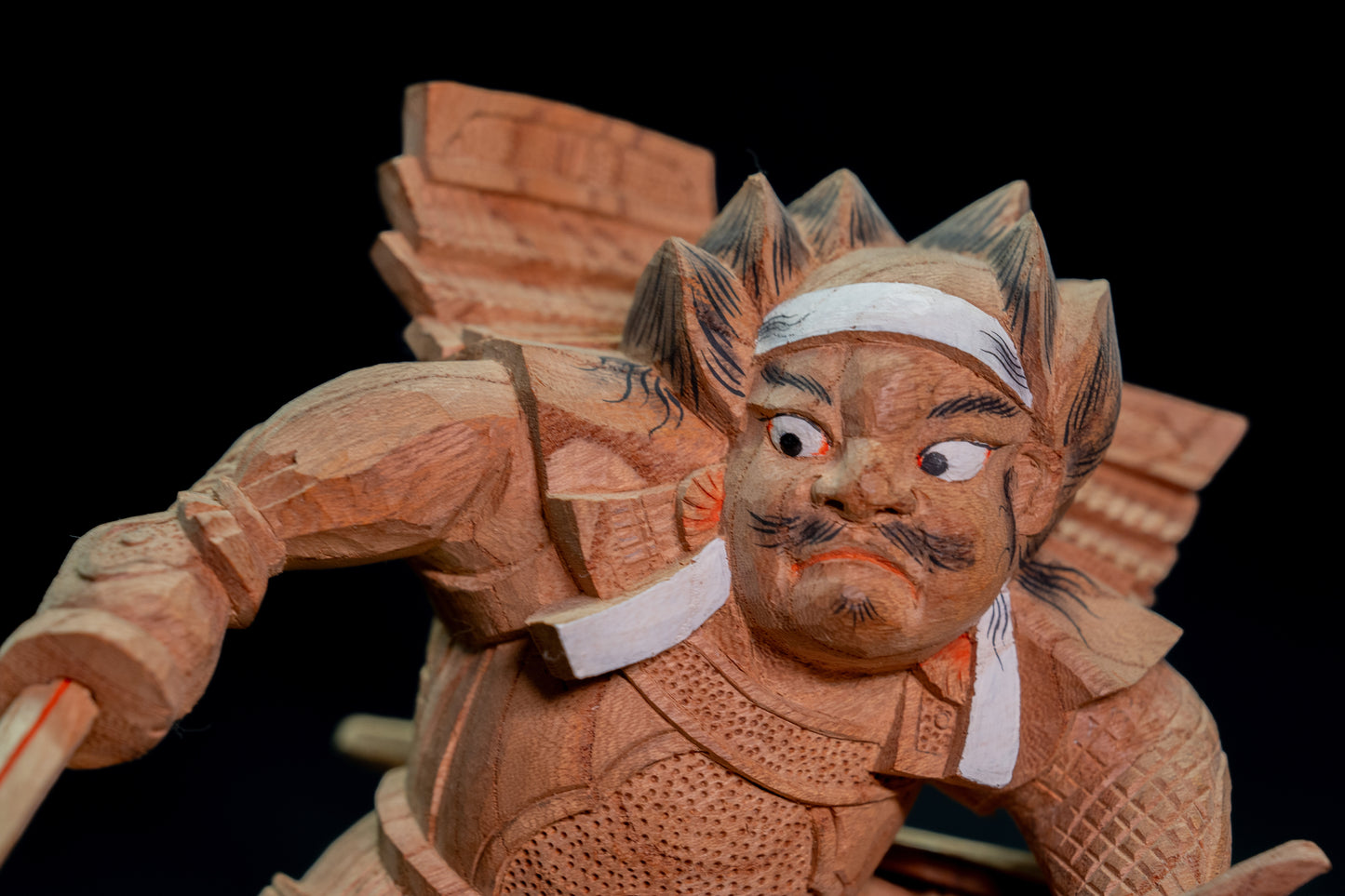 Wood Carving – The Samurai/木彫 – 侍