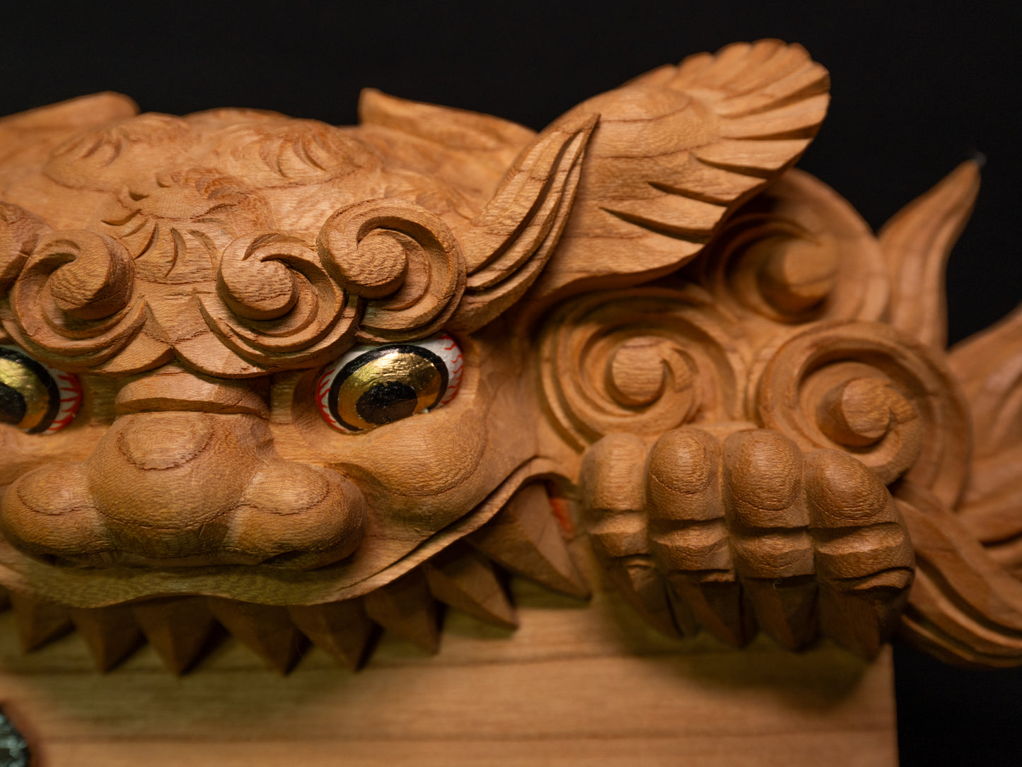 獅噛表札(台付) / Shishigami Nameplate (With Base)