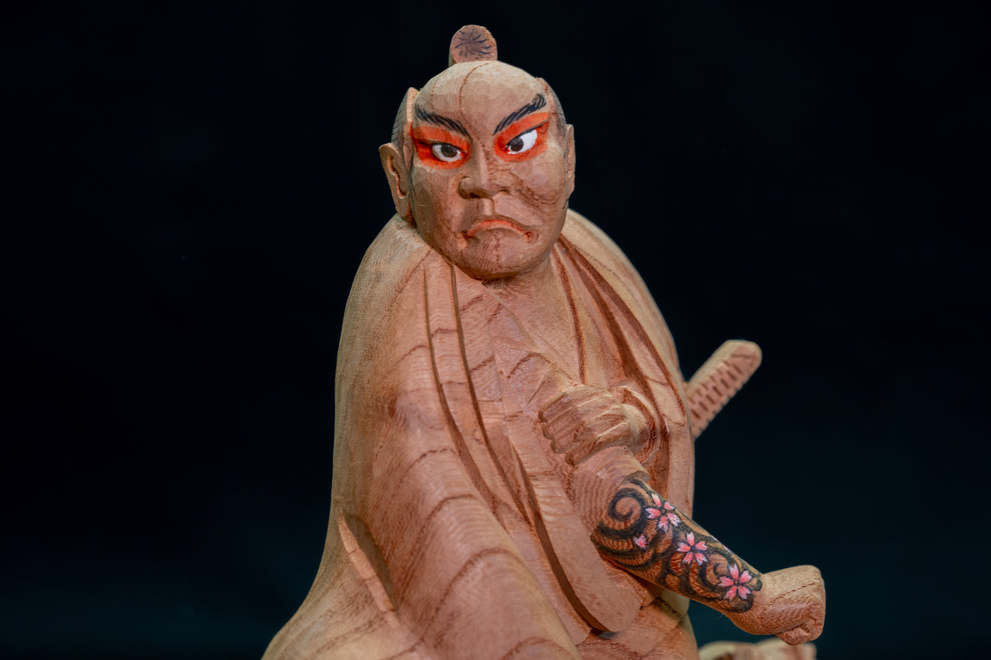 Wood Carving – Kabuki/木彫 – 歌舞伎