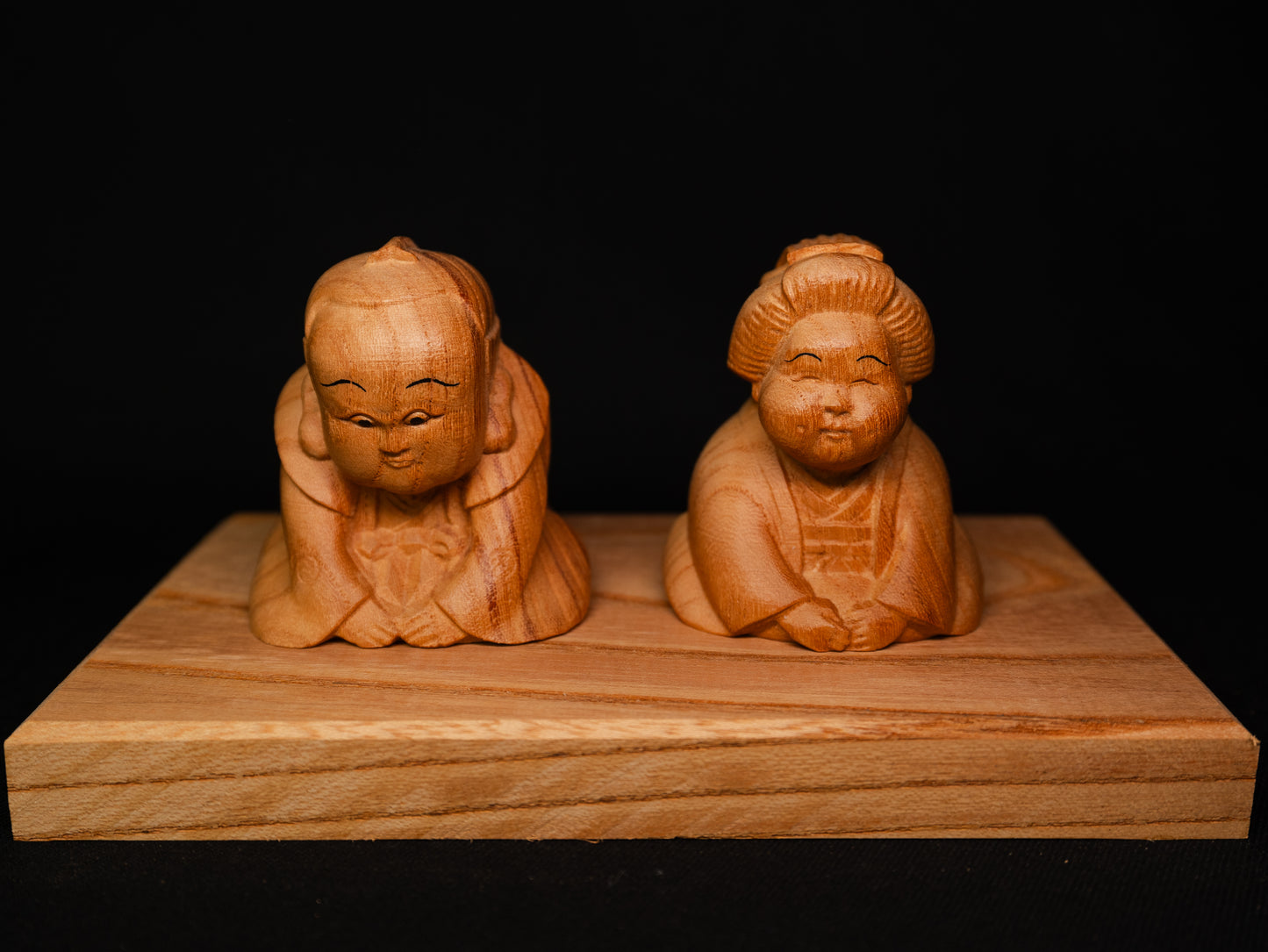 二福 — 福助とお多福/ Nifuku — Fukusuke &amp; Otafuku