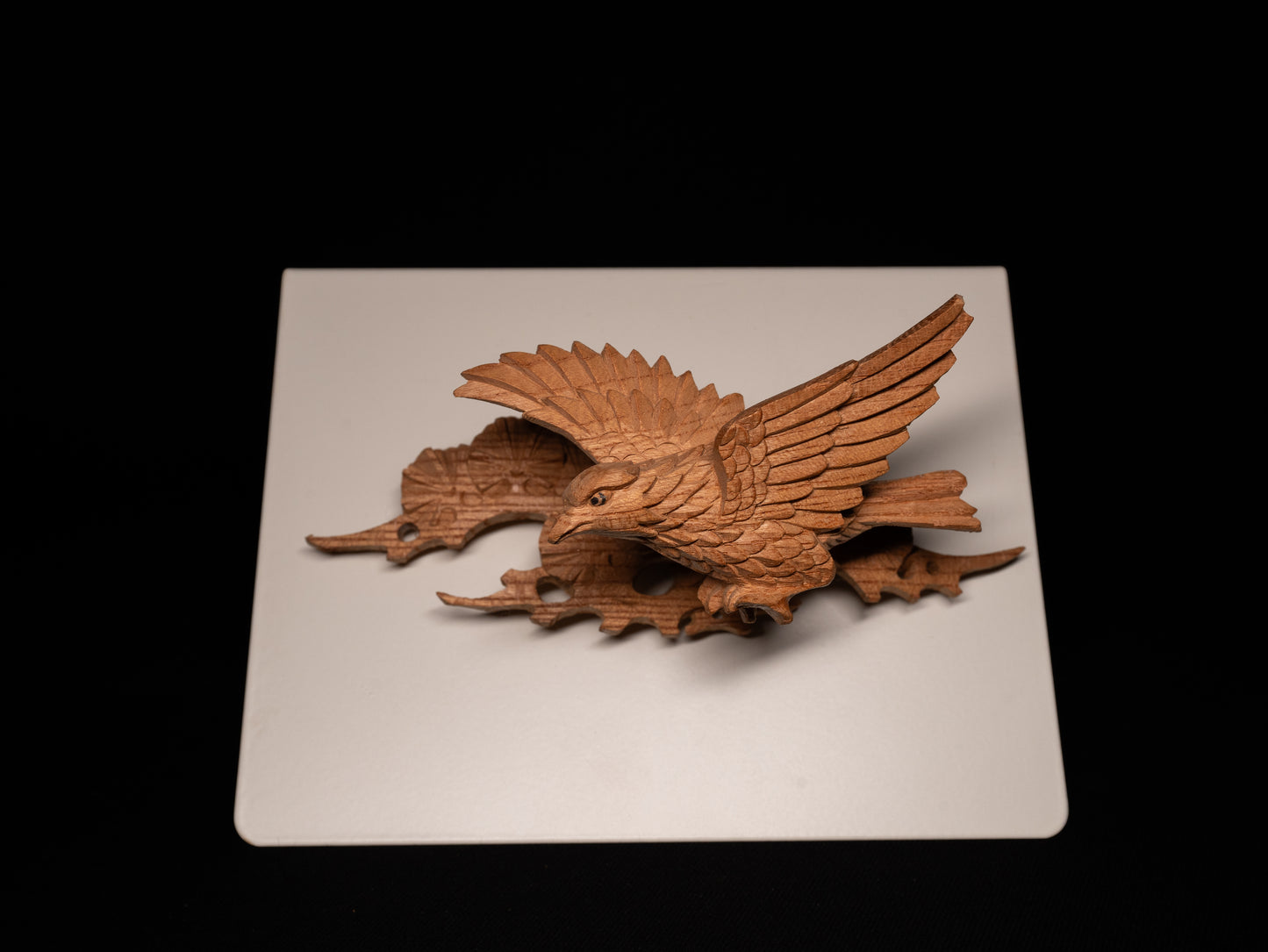 松に鷹　マグネット / Pine & Hawk – Wood Magnet