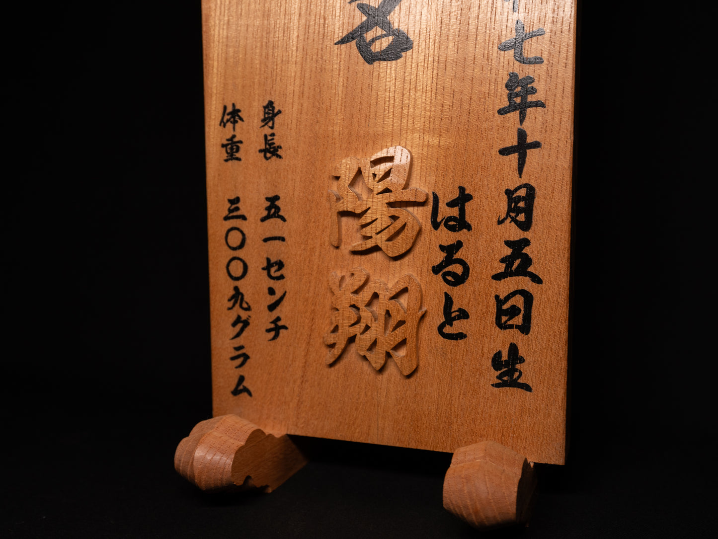 命名盾 / Naming Wooden Plaque