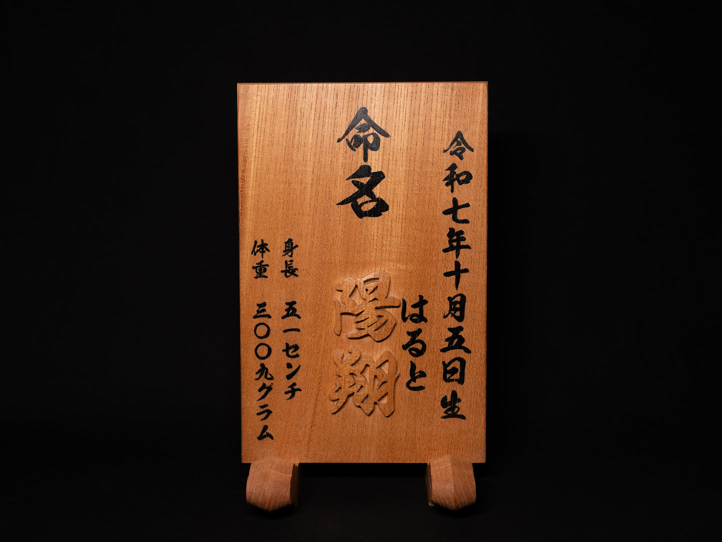 命名盾 / Naming Wooden Plaque